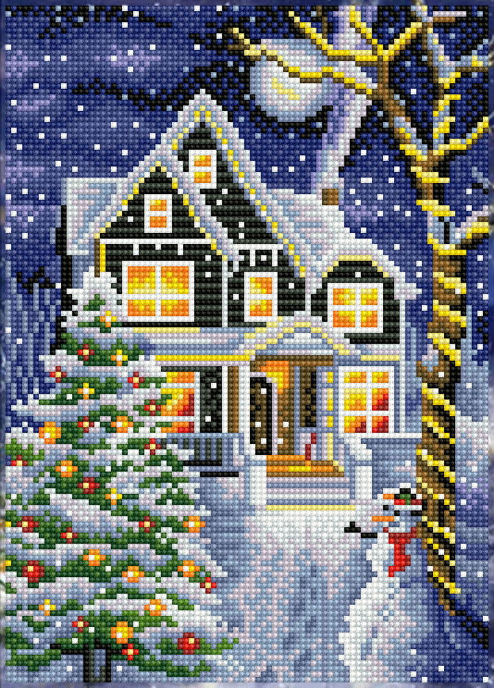 Diamond Dotz Christmas Night - 13.8" x 9.8"