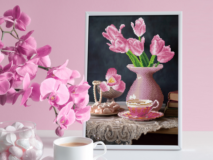 Diamond Dotz Daybreak Tulips - 13.6" x 20.5"