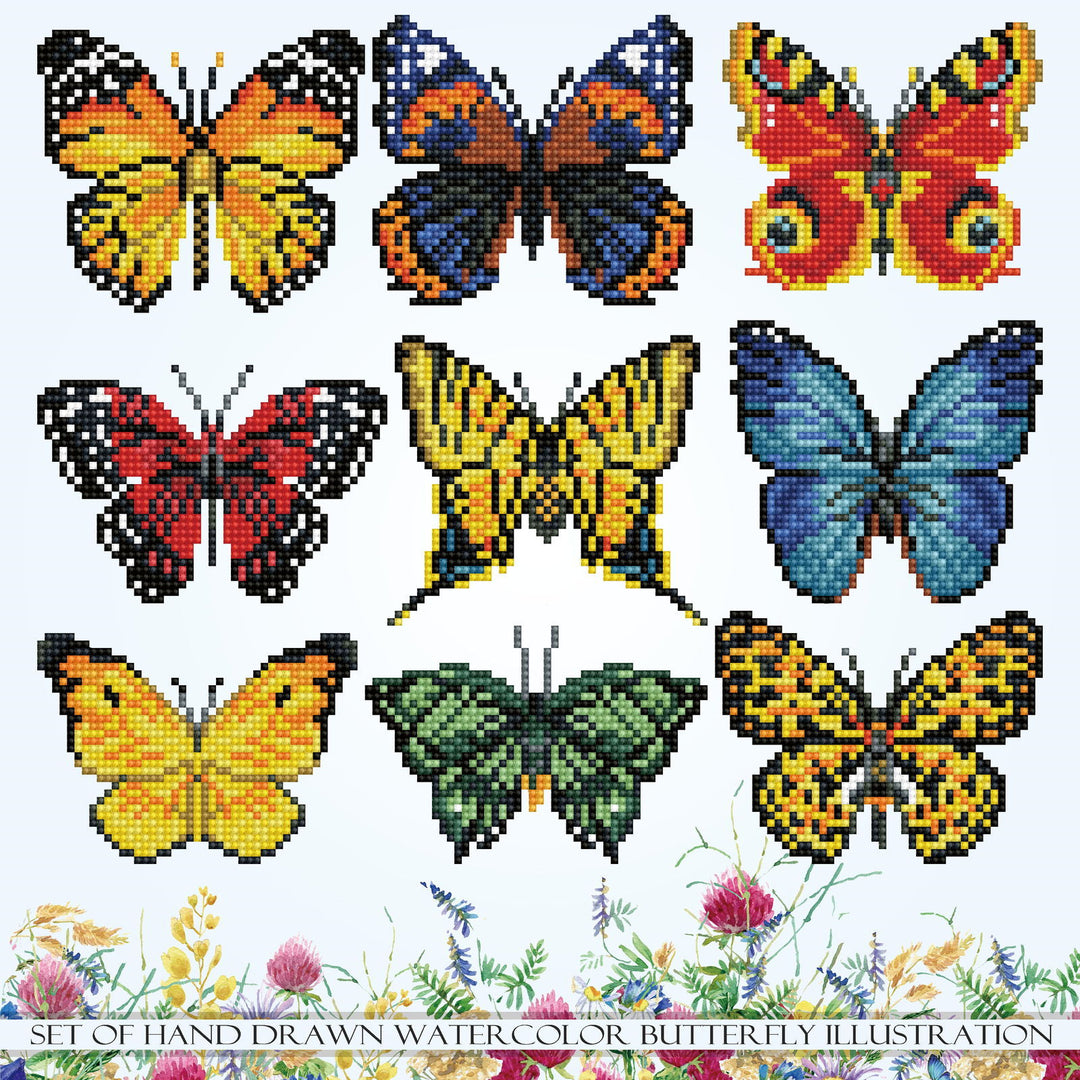 Diamond Dotz Butterfly Showcase - 16.1" x 16.1"