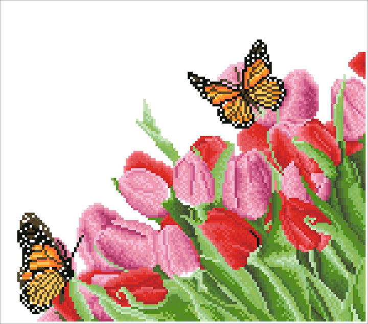 Diamond Dotz Spring is in the Air - 16.5" x 14.6"