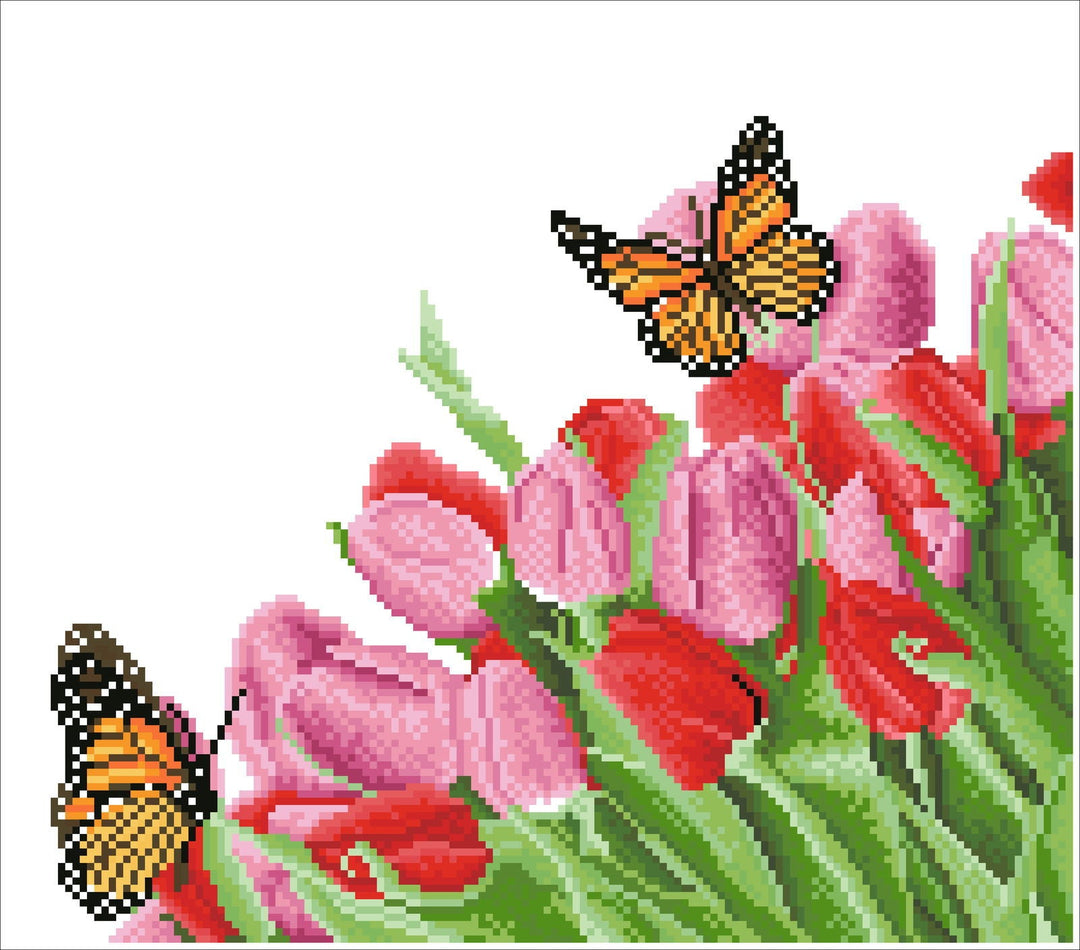 Diamond Dotz Spring is in the Air - 16.5" x 14.6"