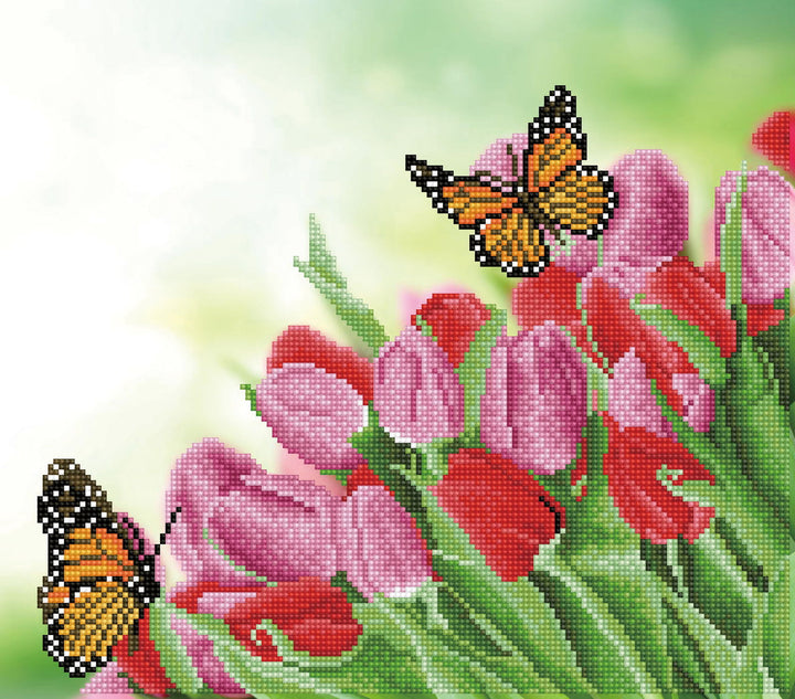 Diamond Dotz Spring is in the Air - 16.5" x 14.6"