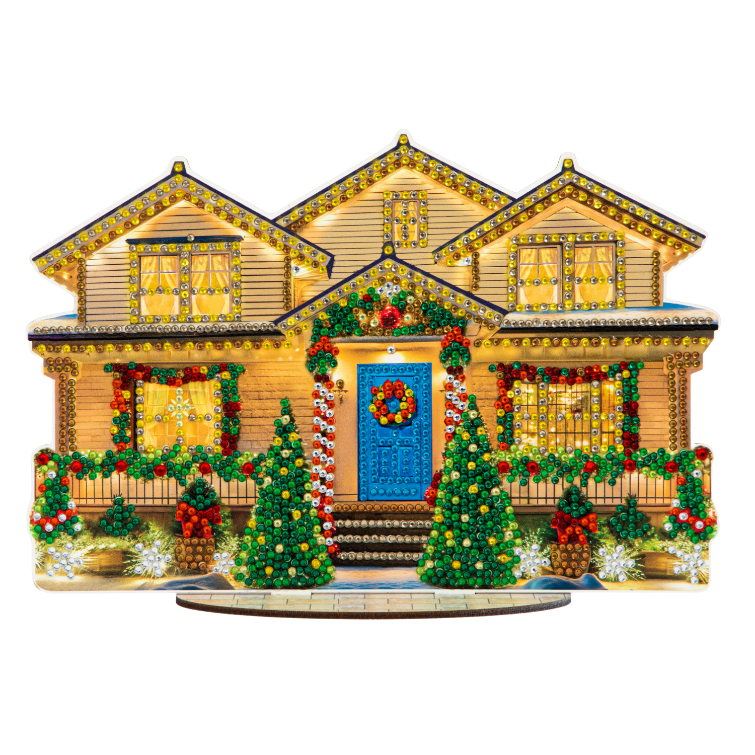 Standup Christmas House Diamond Painting Kit Diamond Dotz® DIAMOND