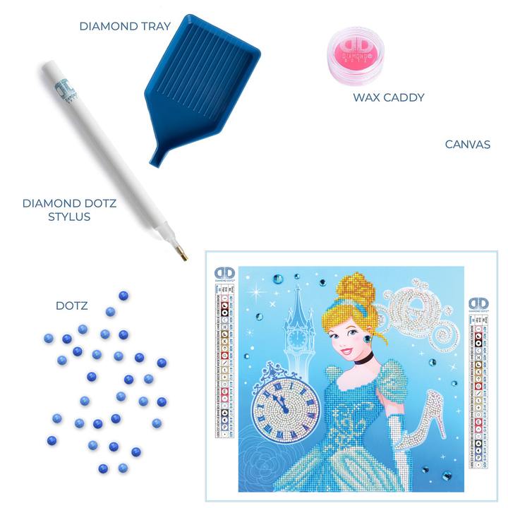 Diamond Dotz Cinderella Gracious - 12.6" x 12.6"