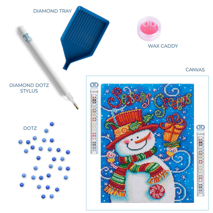 Diamond Dotz Seasons Greetings - 13.8" x 17.7"