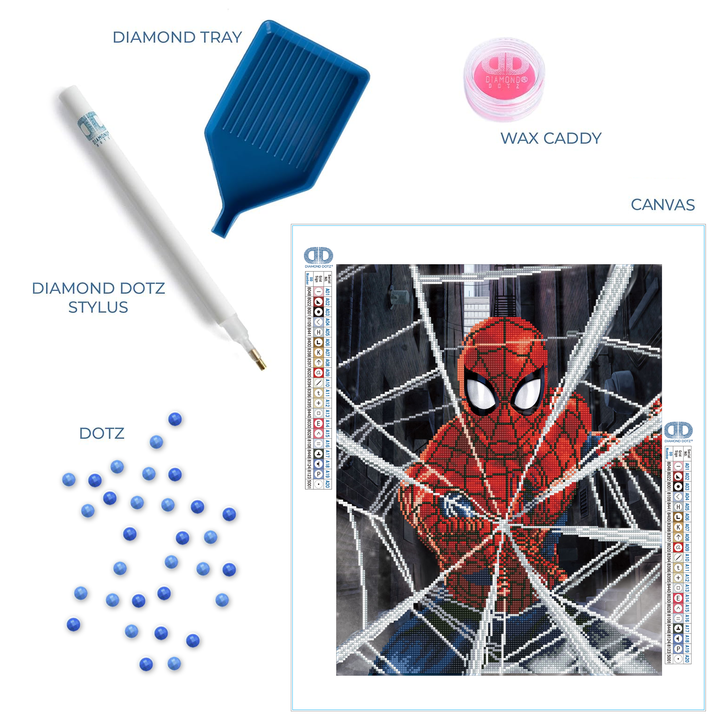 Diamond Dotz Web Slinger - 16.5" x 20.9"