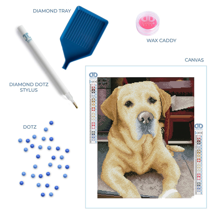 Diamond Dotz King - 15.8" x 19.7"