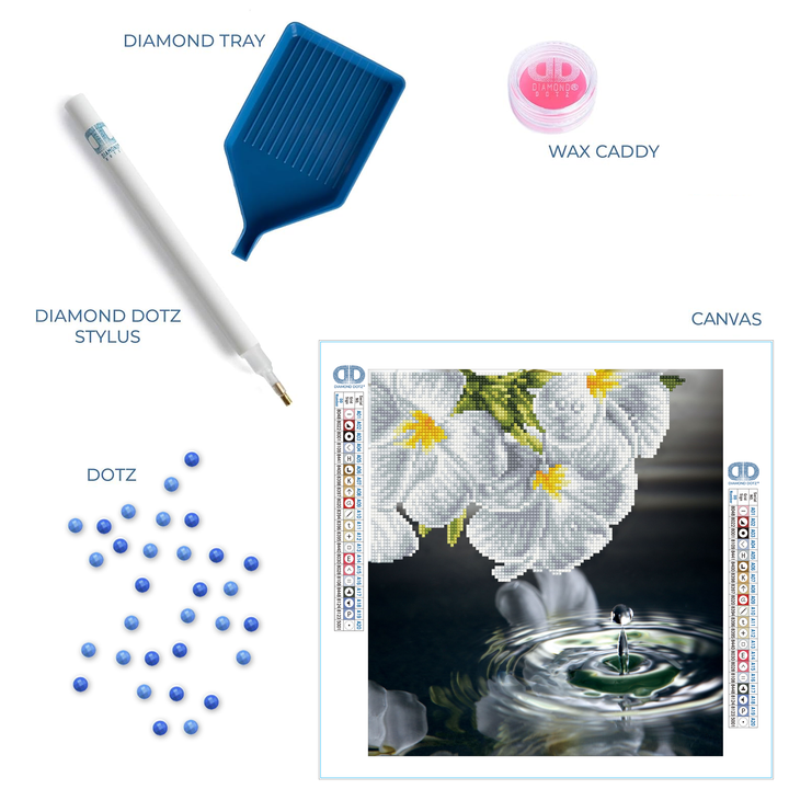 Diamond Dotz Water Droplet - 12.6" x 13.8"