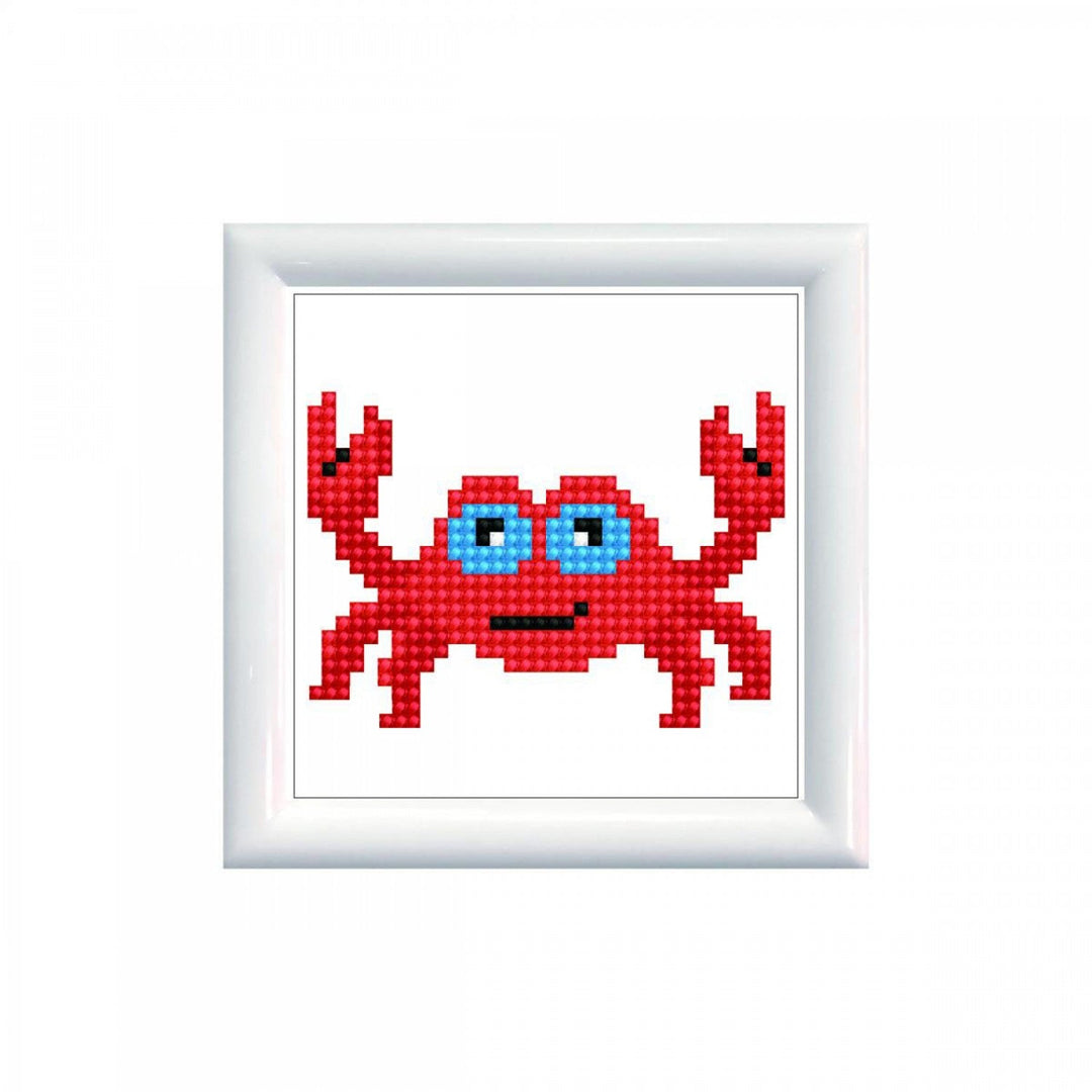 Diamond Dotz Crab - Framed Kit - 4 x 4 in
