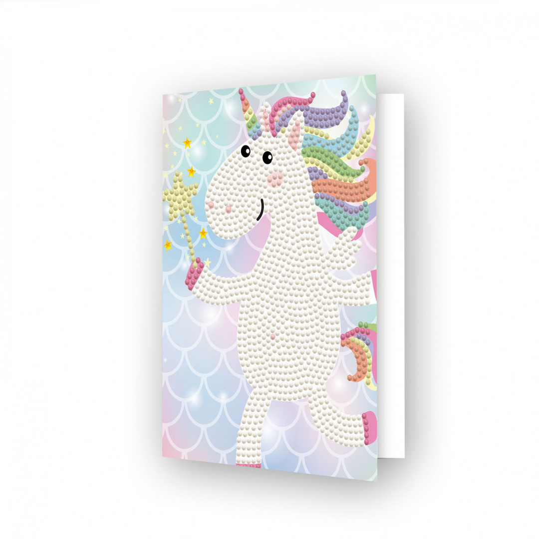 Diamond Dotz Unicorn Wish - Diamond Painting Greeting Card