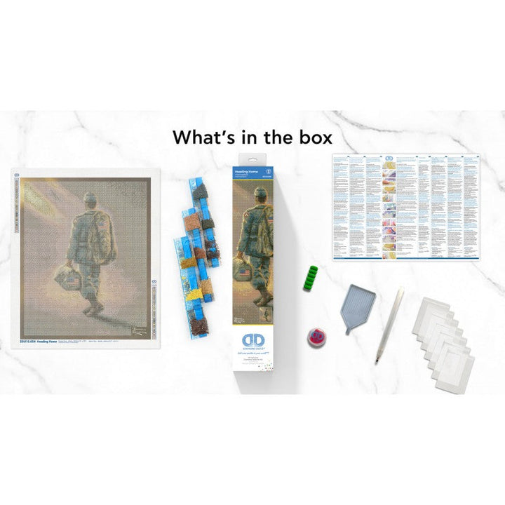 Diamond Dotz Thomas Kinkade Heading Home - 16.0" x 20.0"