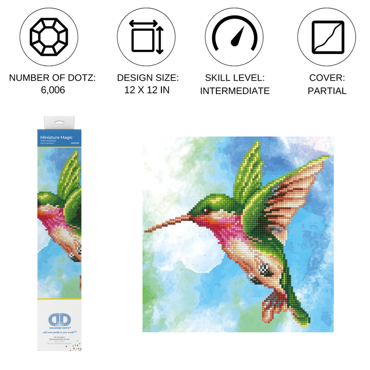 Diamond Dotz Miniature Magic - 11.0" x 11.4"