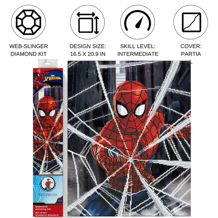 Diamond Dotz Web Slinger - 16.5" x 20.9"