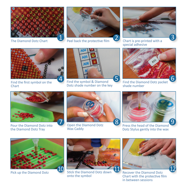 Diamond Dotz Rainbow Butterfly Includes Frame - 4.0" x 4.0"