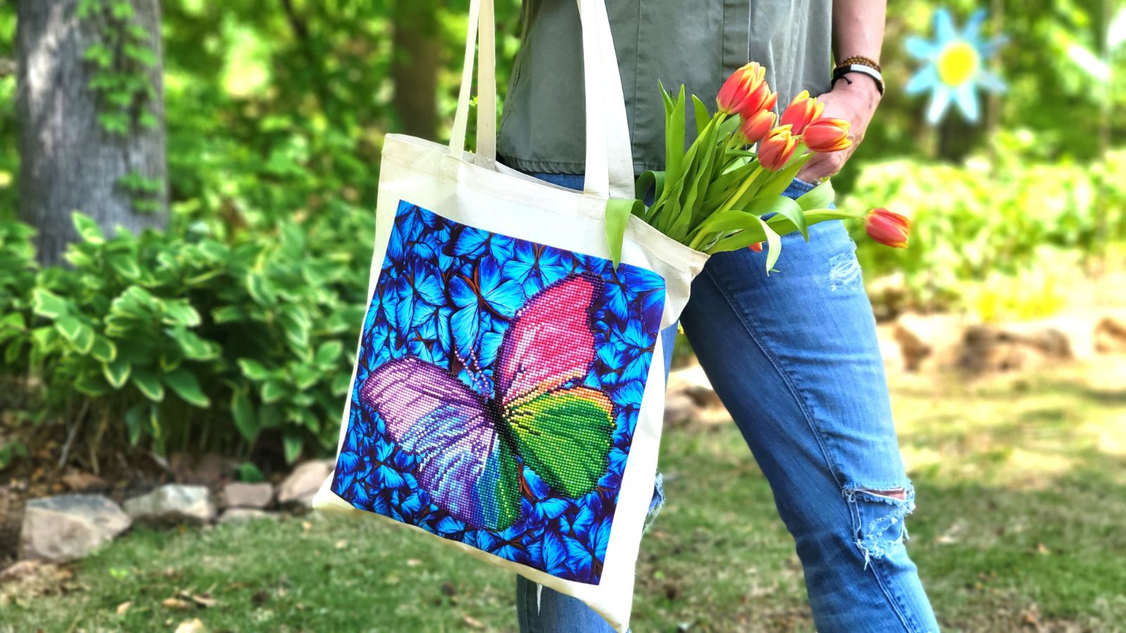 Make a Diamond Painting Tote Bag