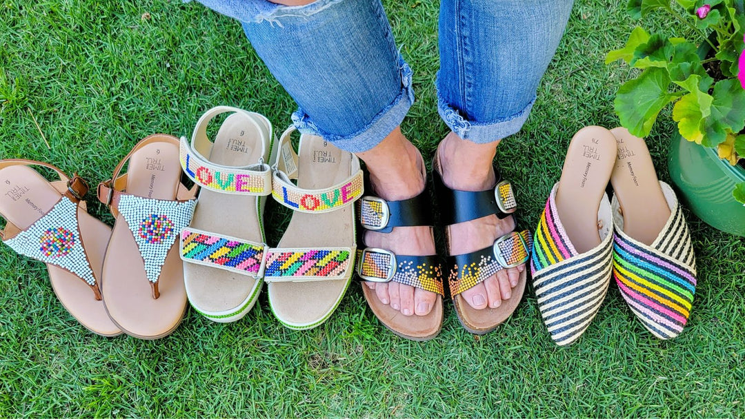 Freestyle Diamond Painting: Personalized Sandals