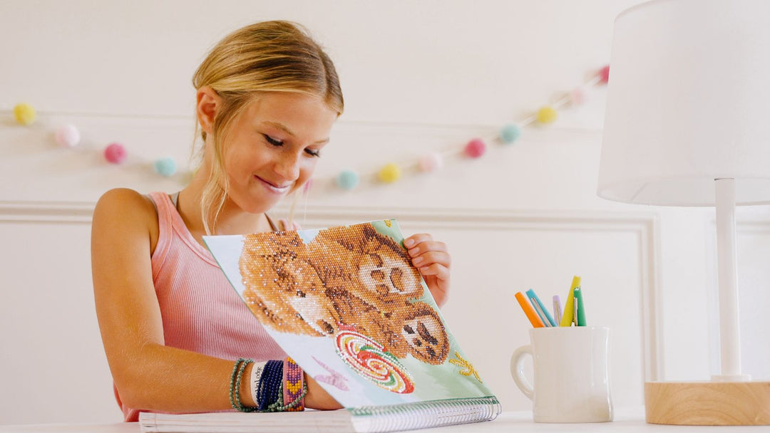 Make a Diamond Painting Notebook Cover
