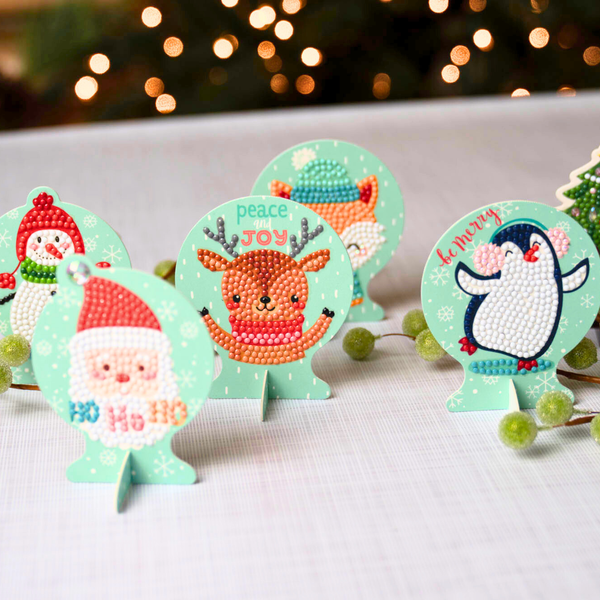 Holiday Stand-up Decorations Diamond Painting Kit | Diamond Dotz
