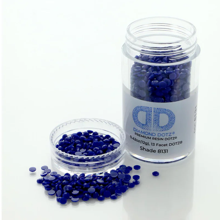 Diamond Dotz 2.8MM 12G DOTZ Cylinder - Navy Blue
