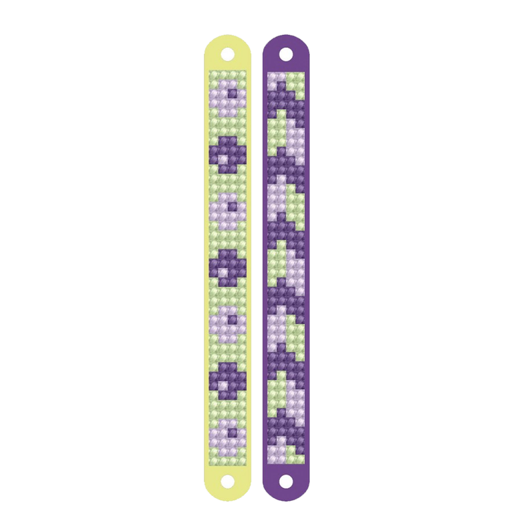 Diamond Dotz Spring Bracelets - 0.6" x 5.5"