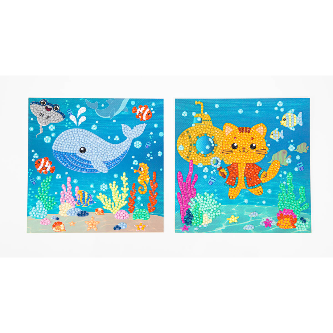 Diamond Dotz DOTZIES Under the Sea Diamond Painting - 5.9" x 5.9"