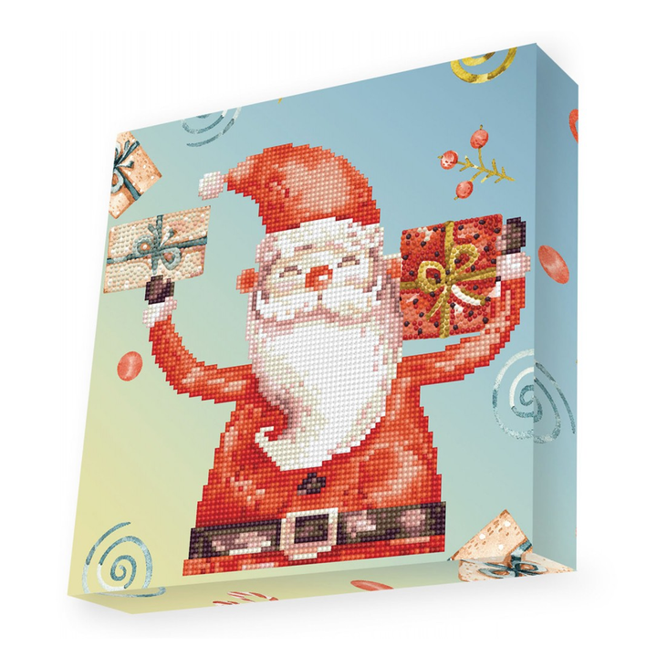 Diamond Dotz Decorative Box Santa Cheer - 11.0" x 11.0"