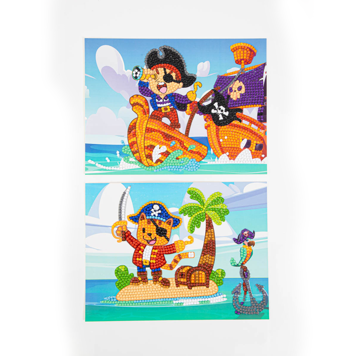 Diamond Dotz DOTZIES Pirates A'Hoy! Diamond Painting - 7.8" x 5.9"