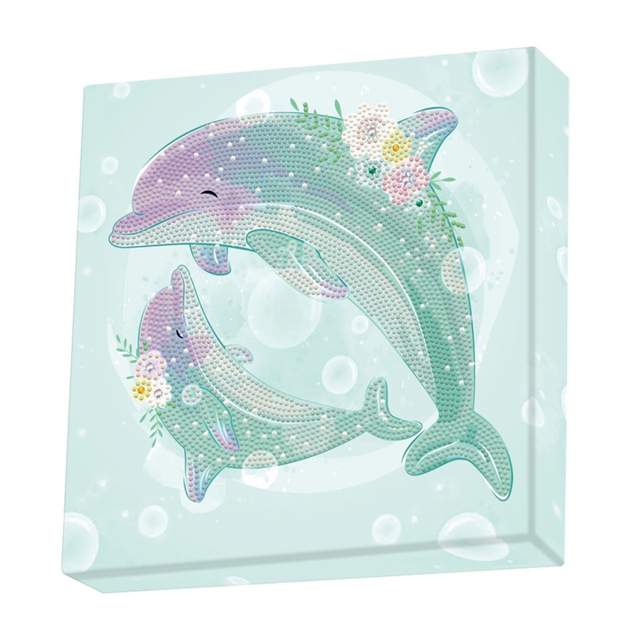 Diamond Dotz Dolphin Dance - 11.0" x 11.0"