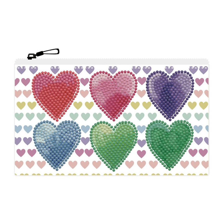 Diamond Dotz DOTZIES LOVE HEARTS Diamond Painting - 7.5" x 4.3"