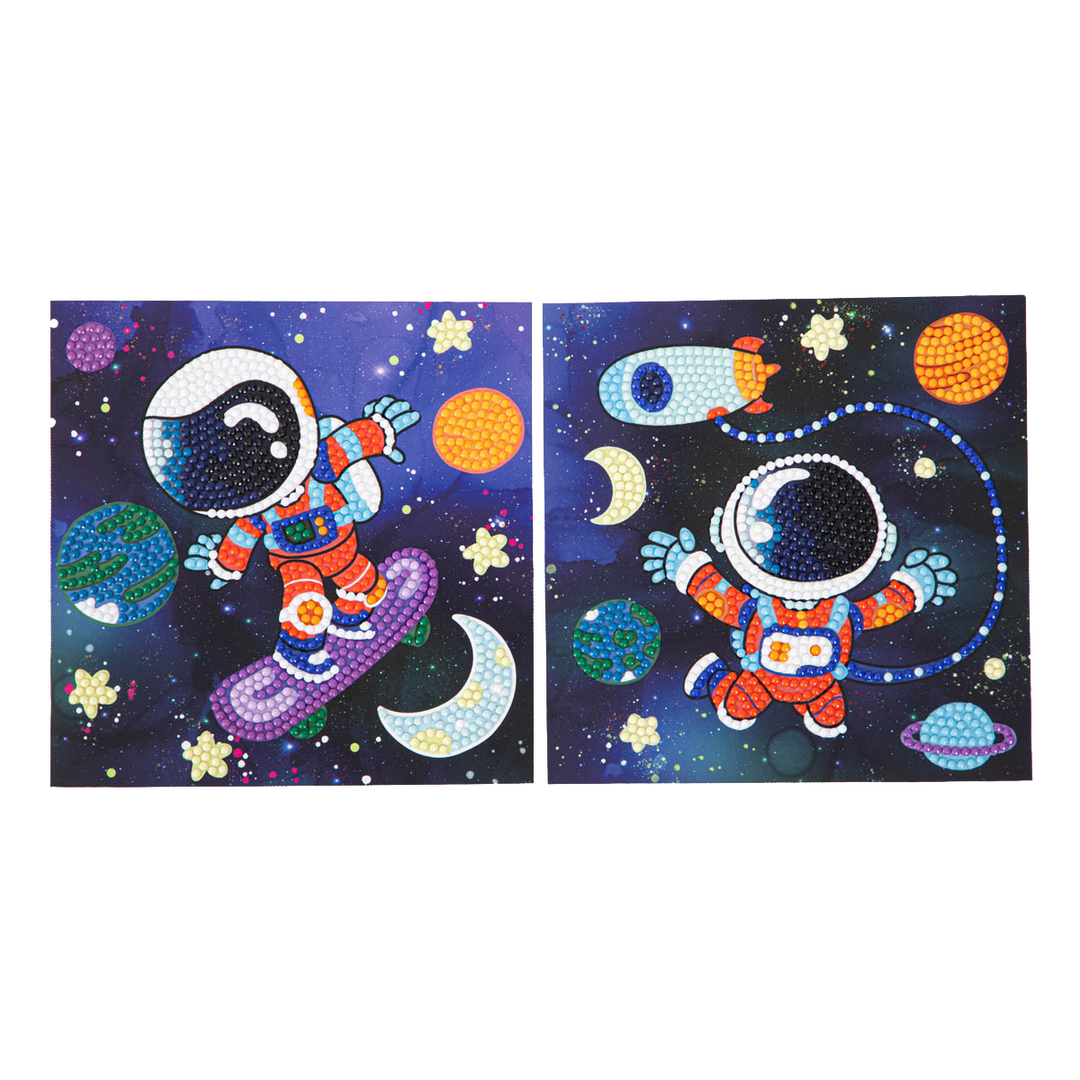 Diamond Dotz DOTZIES Fun in Space! Diamond Painting - 5.9" x 5.9"