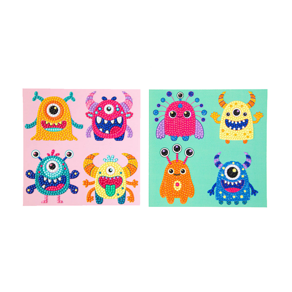 Tiny Monsters 2 | Diamond Painting Kits Kids | Diamond Dotz