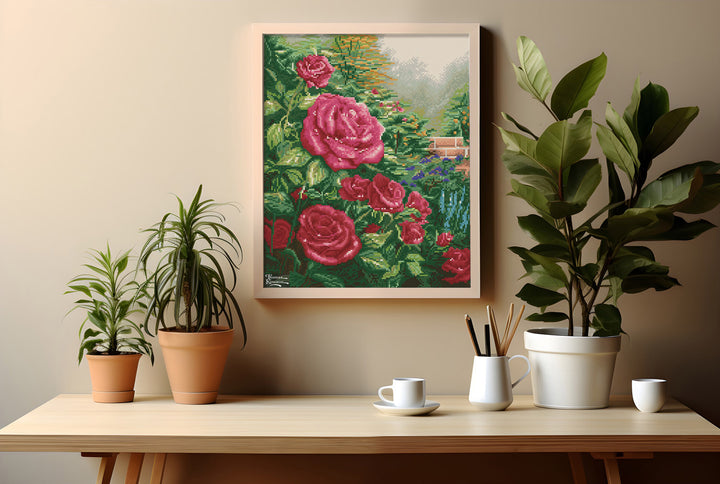 Diamond Dotz A Perfect Red Rose - 20.3 x 16.4 in