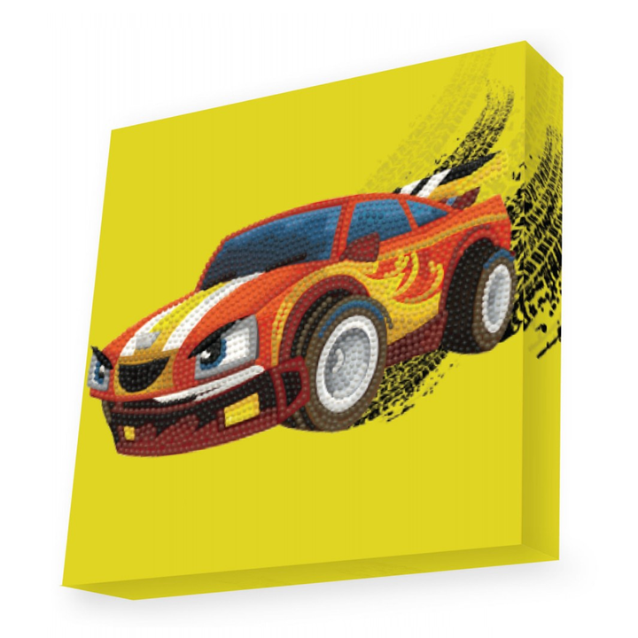 Diamond Dotz Decorative Box Hot Rod - 8.7" x 8.7"