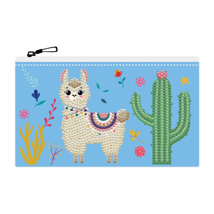 Diamond Dotz DOTZIES LLAMA PARTY Diamond Painting - 7.5" x 4.3"
