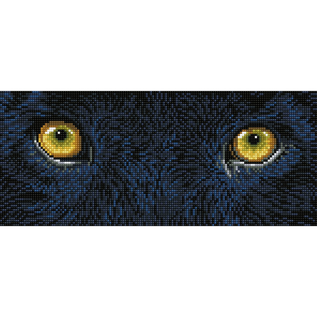 Diamond Dotz Black Panther Spy - 16.5" x 7.1"