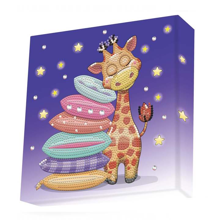 Diamond Dotz Decorative Box Giraff Pillow - 8.7" x 8.7"