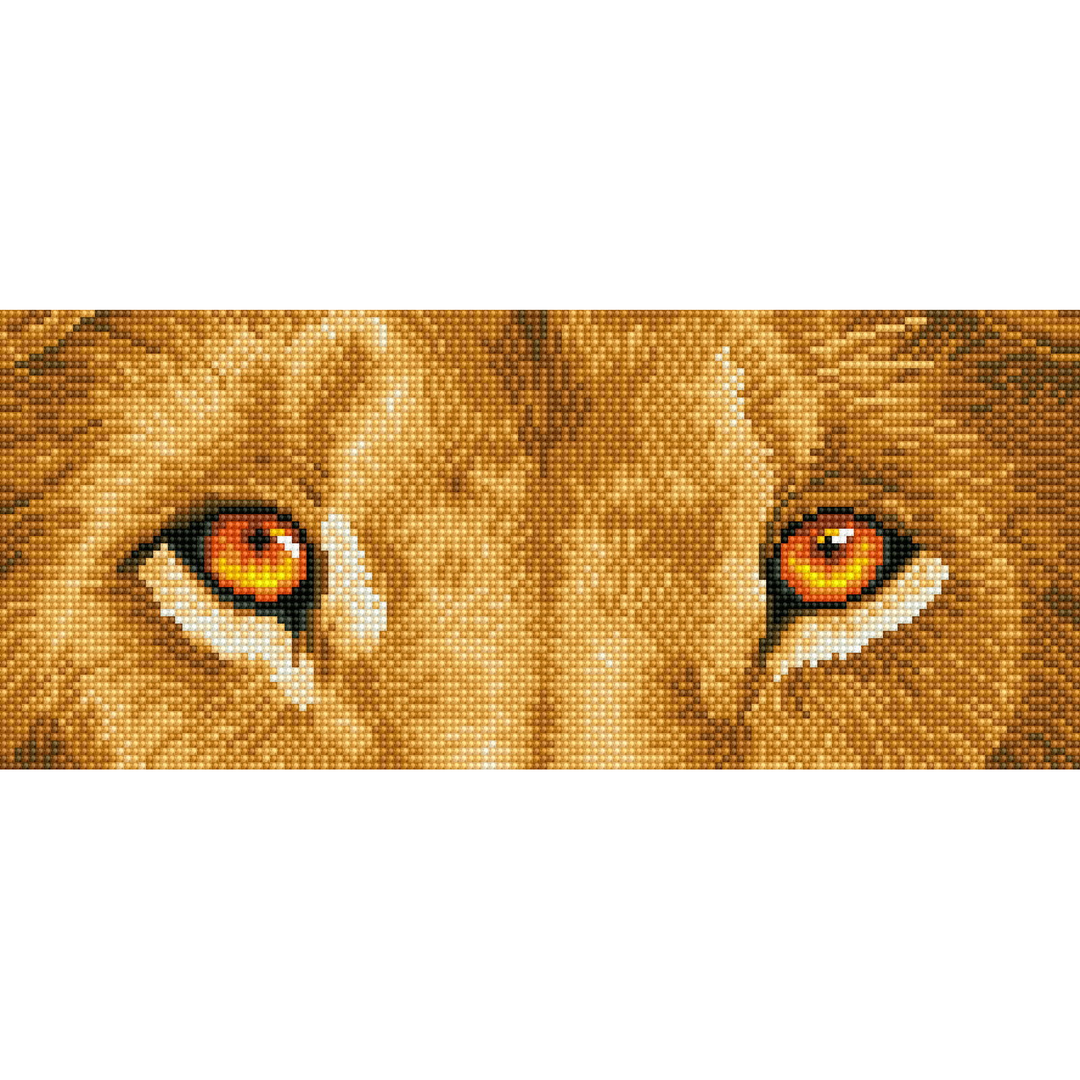 Diamond Dotz Lion Spy - 16.5" x 7.1"