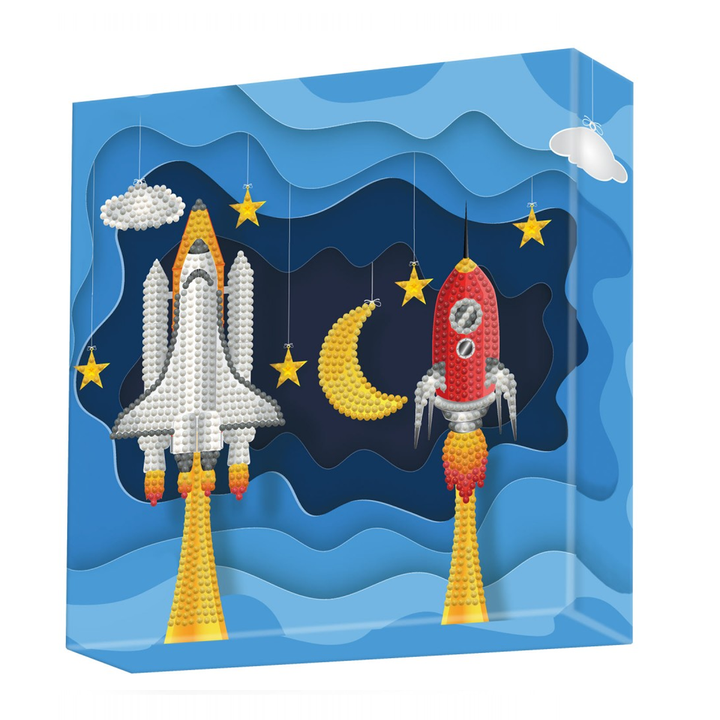 Diamond Dotz Decorative Box Spaced Out - 8.7" x 8.7"