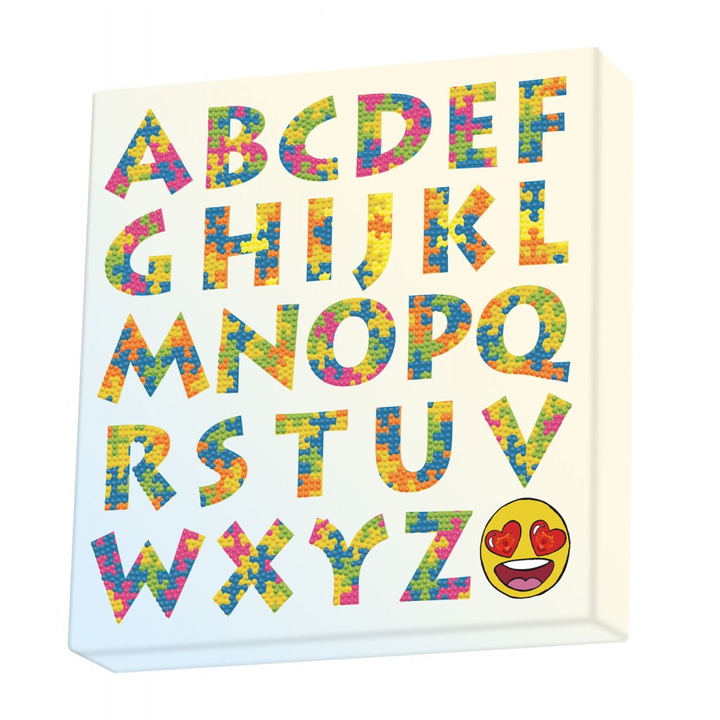 Diamond Dotz Decorative Box Puzzle Alphabet - 11.0" x 11.0"