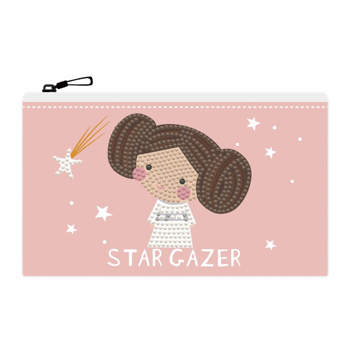 Diamond Dotz Star Wars Leia Star Gazer DOTZIES Pouch Kit - 7.8" x 4.5"