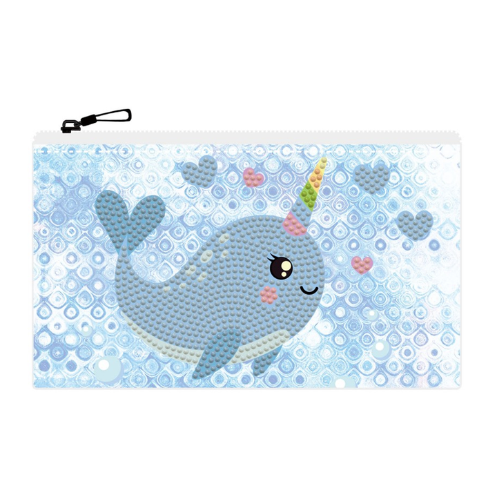 Diamond Dotz DOTZIES NARWHAL LOVE Diamond Painting - 7.5" x 4.3"