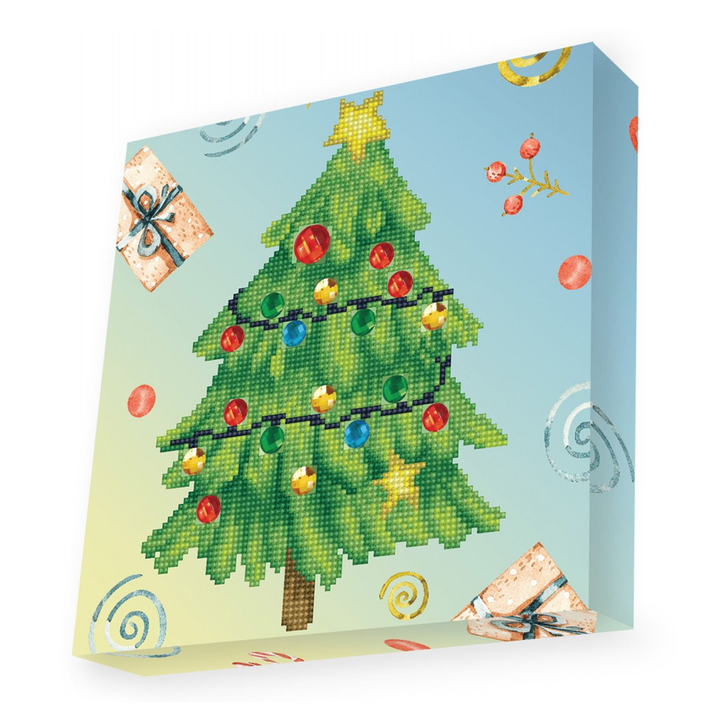 Diamond Dotz Merry Christmas Tree - 11.0" x 11.0"