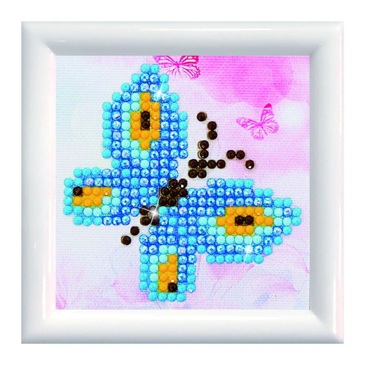 Diamond Dotz Butterfly Sparkle with Frame - 3.0" x 3.0"