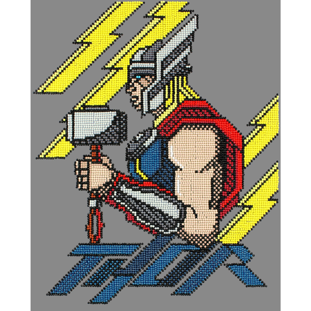 Diamond Dotz Marvel Thor Bring On The Thunder - 12.6 x 15.7 in