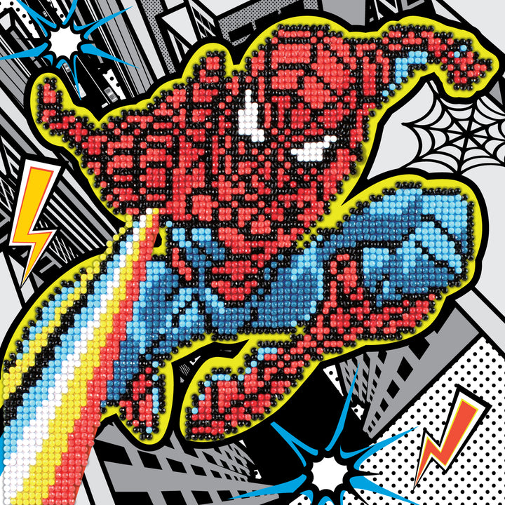 Diamond Dotz Spidey Thwip! - 8.7 x 8.7 in