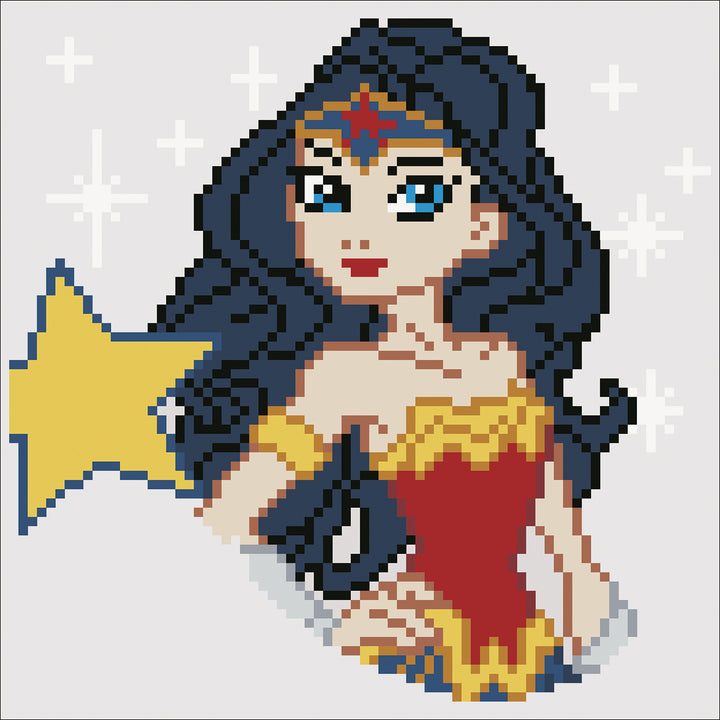 Diamond Dotz Young DC Wonder Woman - 8.7 x 8.7 in