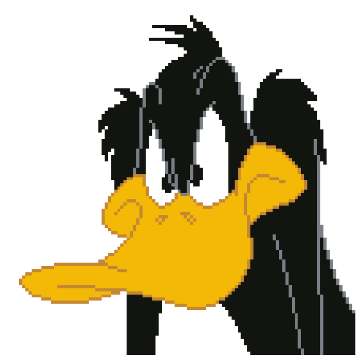 Diamond Dotz Daffy Duck - 12.6 x 12.6 in