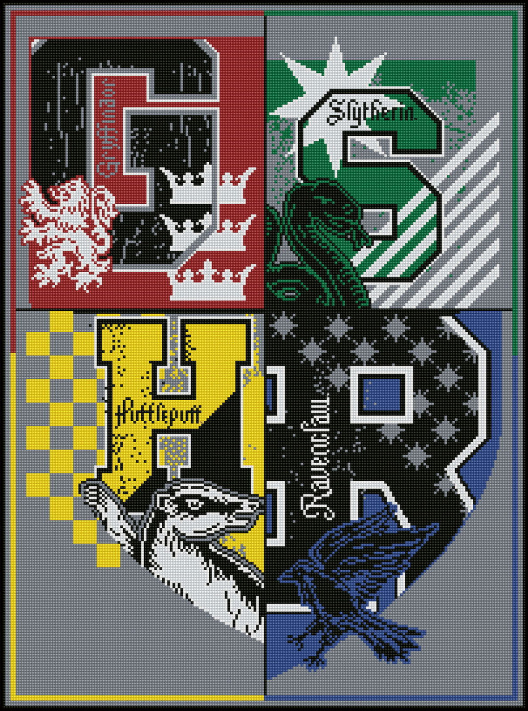 Diamond Dotz Harry Potter Houses Diamond paiting Artwork Kit