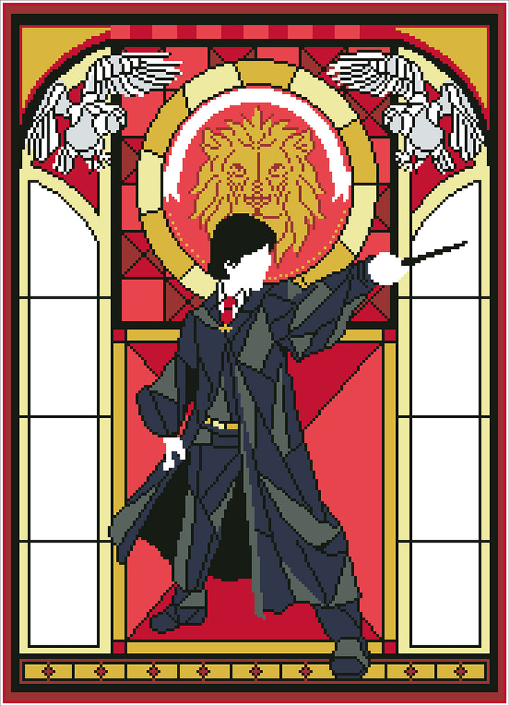 Diamond Dotz Harry Potter Harry Stained Glass - 20.4 x 28.3 in