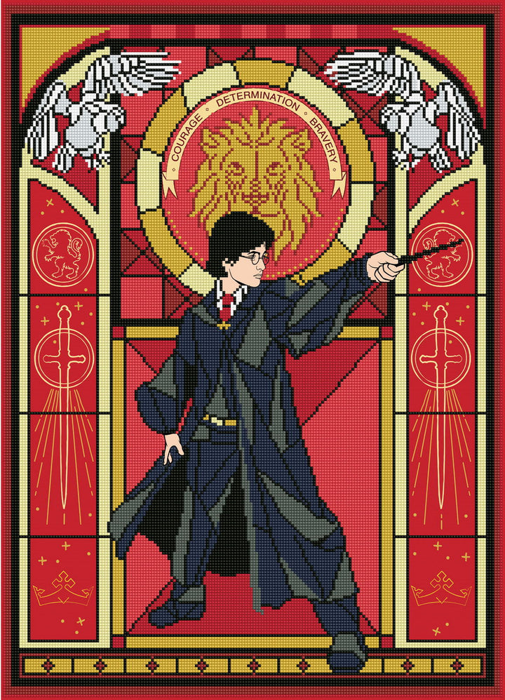 Diamond Dotz Harry Potter Harry Stained Glass - 20.4 x 28.3 in